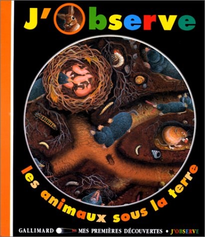 J'OBSERVE LES ANIMAUX SOUS LA TERRE, de Claude Delafosse | portada del libro