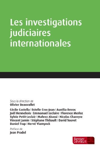 INVESTIGATIONS JUDICIAIRES INTERNATIONALES 1ERE ED, de RENAUDIE OLIVIE | portada del libro
