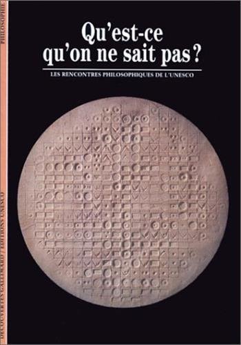 QU'EST-CE QU'ON NE SAIT PAS ?, de Ayyam Sureau | portada del libro