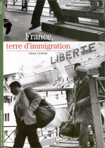 FRANCE, TERRE D'IMMIGRATION, de Emile Témime | portada del libro