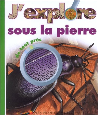 J'EXPLORE SOUS LA PIERRE DE TOUT PRES, de Claude Delafosse | portada del libro
