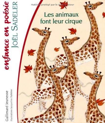 LES ANIMAUX FONT LEUR CIRQUE, de Joël Sadeler | portada del libro