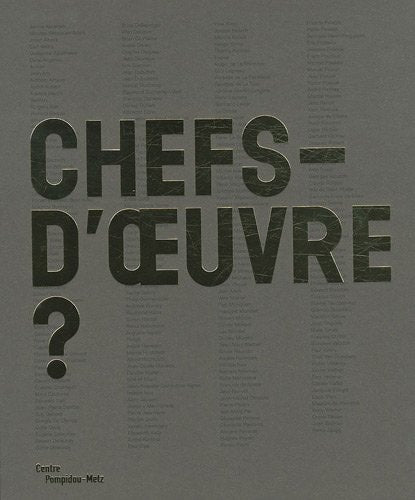 CHEFS-D'OEUVRE ?, de Centre Pompidou-Metz | portada del libro
