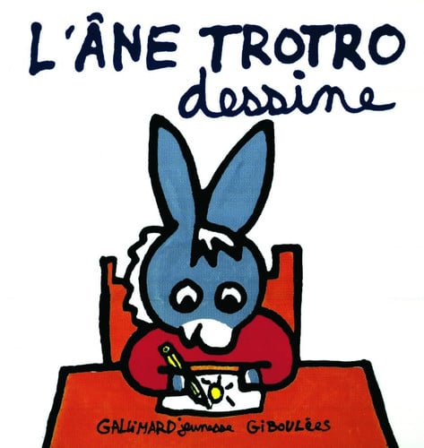 L'ANE TROTRO DESSINE, de GUETTIER | portada del libro