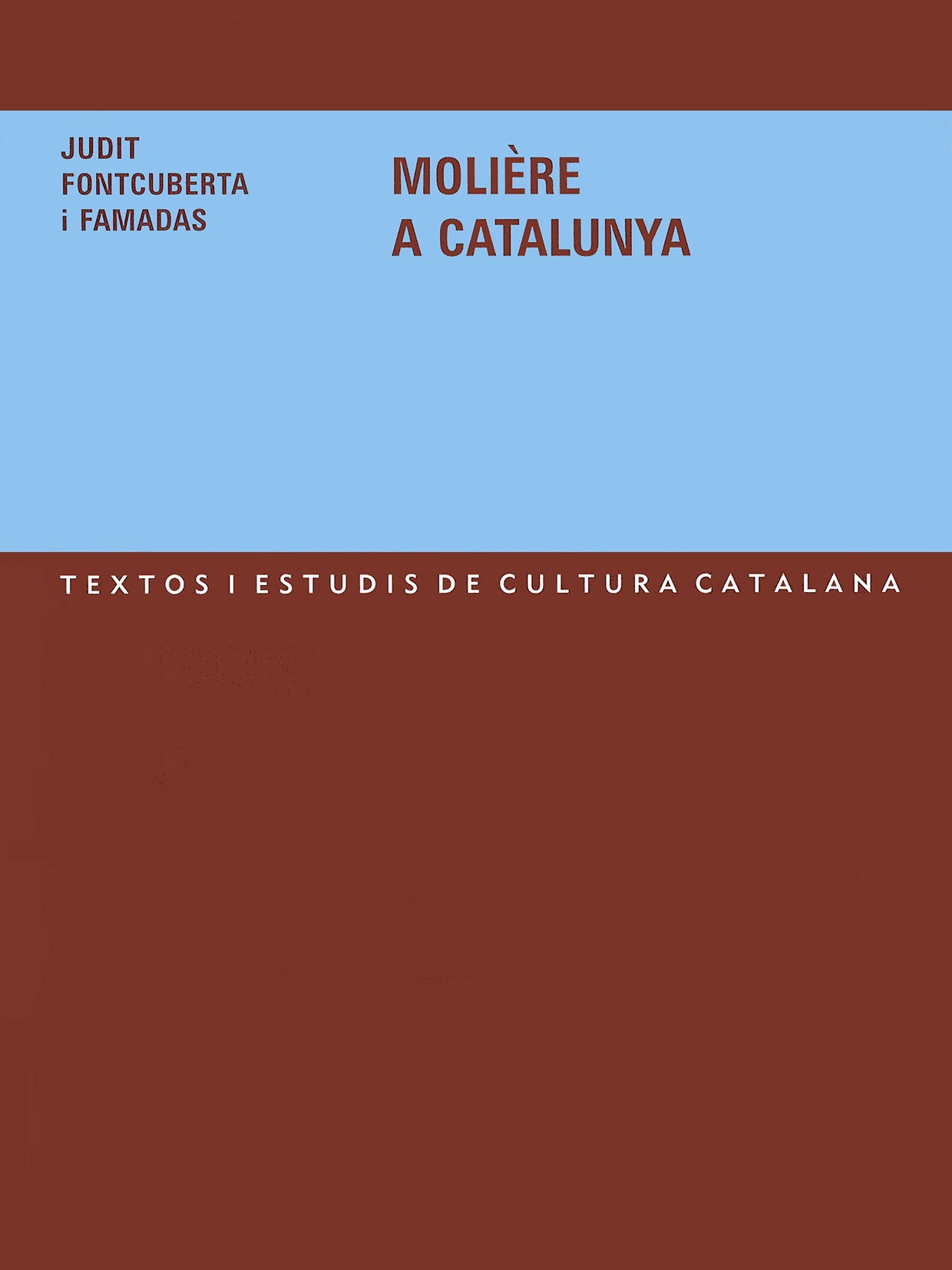 Molière a Catalunya, de Fontcuberta i Famadas | portada del libro