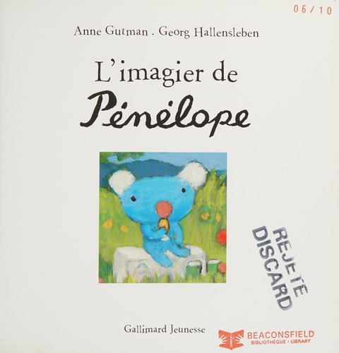 L'IMAGIER DE PENELOPE, de Anne Gutman | portada del libro