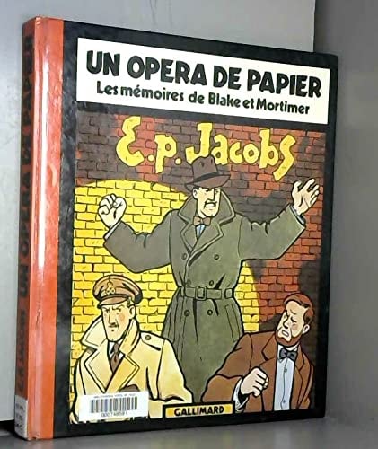 UN OPERA DE PAPIER, de Edgar Pierre Jacobs | portada del libro