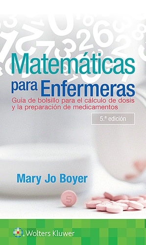 MATEMATICAS PARA ENFERMERAS 10ª ED., de BOYER | portada del libro