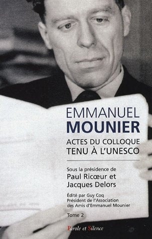 EMMANUEL MOUNIER L'ACTUALITE D'UN GRAND TEMOIN TOME 2, de COLLECTIF | portada del libro