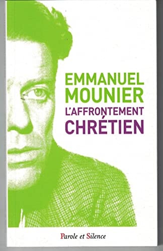 AFFRONTEMENT CHRETIEN, de Emmanuel Mounier | portada del libro
