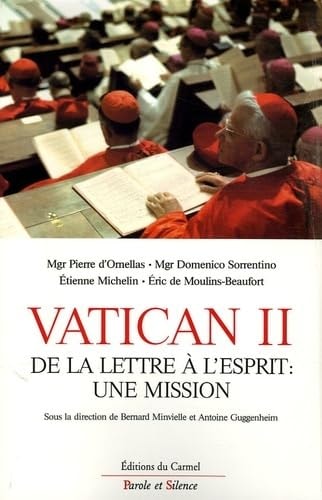VATICAN II DE L ESPRIT A LA LETTRE, de Bernard Minvielle | portada del libro