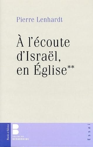 A L'ECOUTE D'ISRAEL EN EGLISE 2, de Pierre Lenhardt | portada del libro