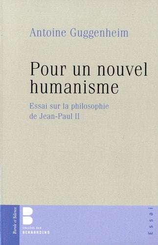 POUR UN NOUVEL HUMANISME, de Antoine Guggenheim | portada del libro