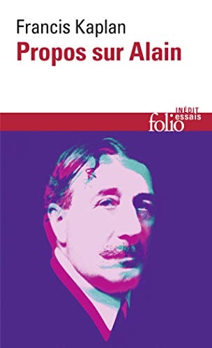 PROPOS SUR ALAIN, de Francis Kaplan | portada del libro
