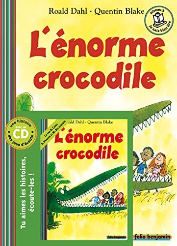 L'ENORME CROCODILE 1LIV-1CD, de Roald Dahl | portada del libro