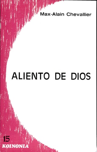 Aliento de Dios. El Esp¡ritu Santo en el NT, de Max-Alain Chevallier | portada del libro