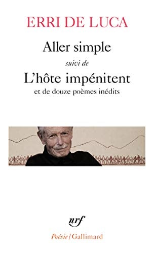 ALLER SIMPLE SUIVI DE L'HOTE IMPENITENT, de Erri De Luca | portada del libro