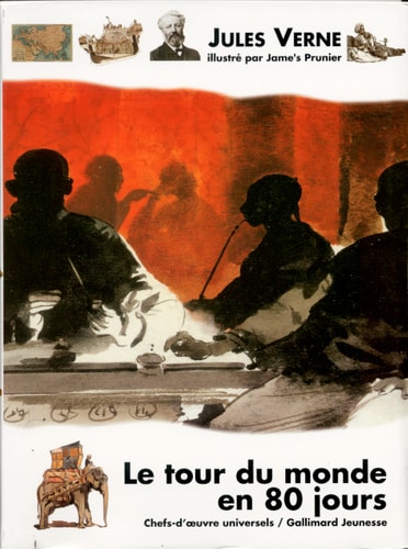 LE TOUR DU MONDE EN QUATRE-VINGTS JOURS, de Verne | portada del libro