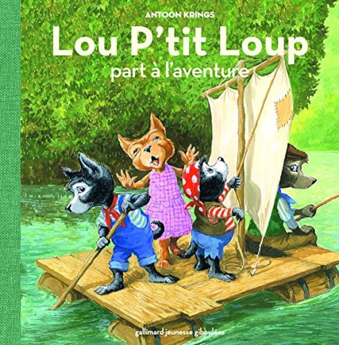 LOU P'TIT LOUP PART A L'AVENTURE, de KRINGS | portada del libro