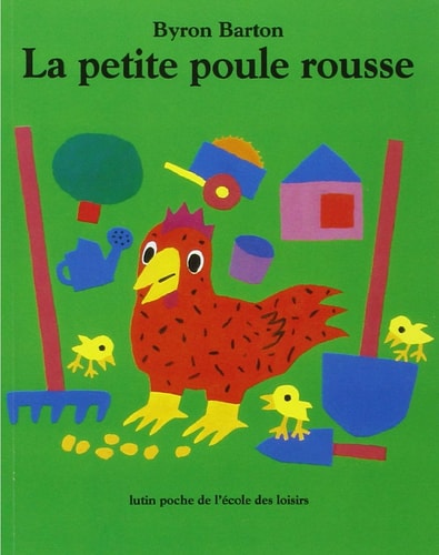 La petite poule rousse, de Byron Barton | portada del libro