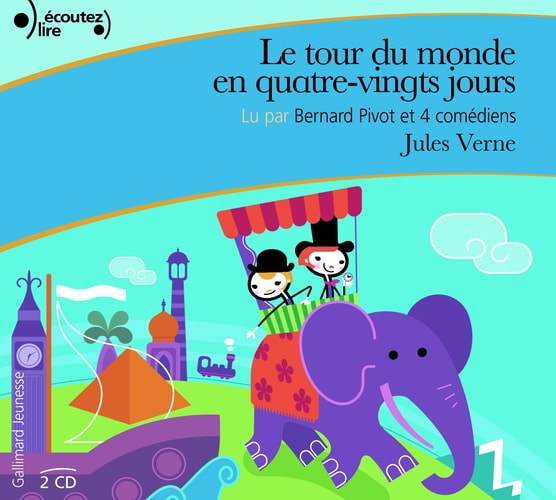 LE TOUR DU MONDE EN 80 JOURS CD, de Jules Verne | portada del libro