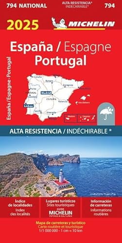 MAPA NATIONAL ESPAÑA & PORTUGAL 2025, de VV.AA. | portada del libro