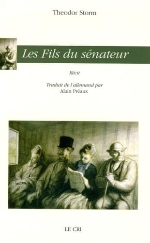 LES FILS DU SENATEUR, de Theodor Storm | portada del libro