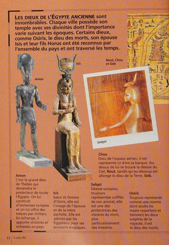 DIEUX D'EGYPTE, de Olivier Tiano | portada del libro