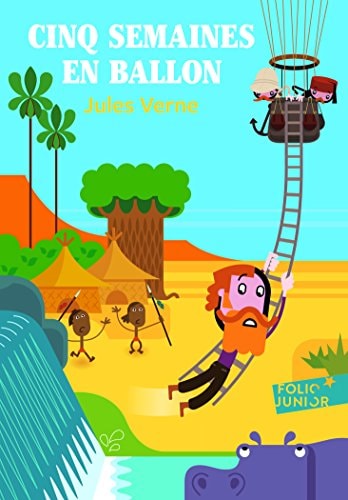 Cinq semaines en ballon, de Jules Verne | portada del libro