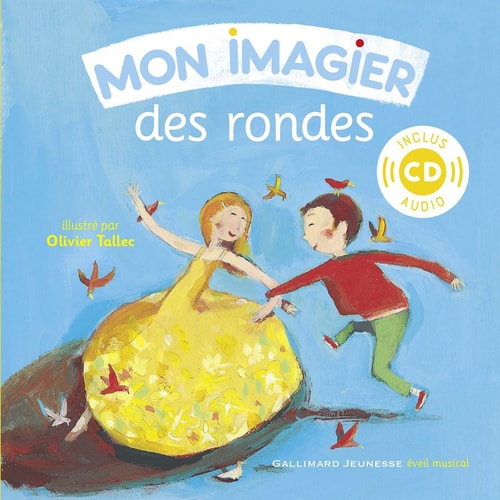 Mon imagier des rondes CDaudio, de Olivier Tallec | portada del libro