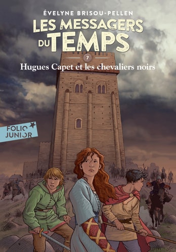 HUGUES CAPET ET LES CHEVALIERS NOIRS, de Evelyne Brisou-Pellen | portada del libro