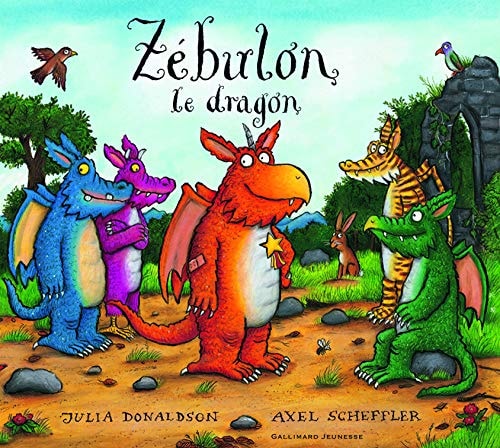 ZEBULON LE DRAGON, de Julia Donaldson | portada del libro