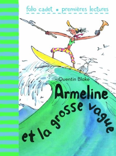 ARMELINE ET LA GROSSE VAGUE, de Quentin Blake | portada del libro