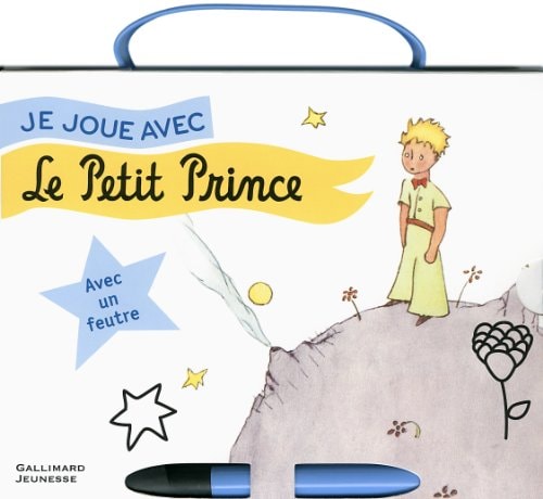 JE JOUE AVEC LE PETIT PRINCE: 16 FICHES EFFACABLES, de Delphine Gravier-Badreddine | portada del libro