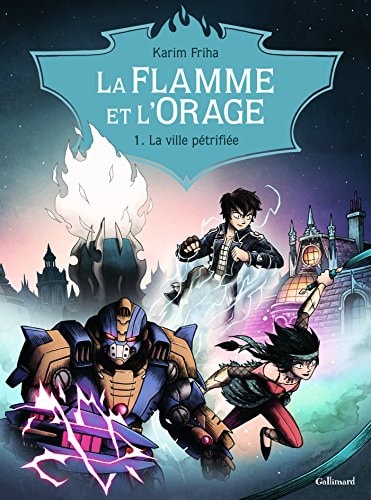 FLAMME ET L ORAGE T1, de Karim Friha | portada del libro