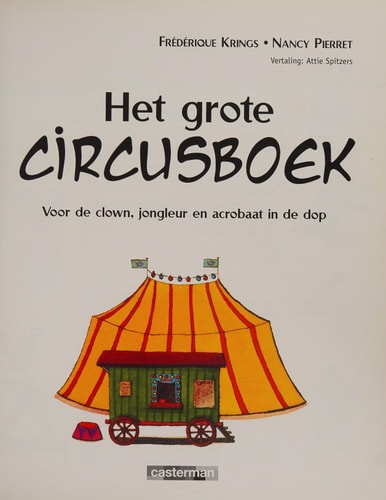HET GROTE CIRCUSBOEK, de Frédérique Krings | portada del libro
