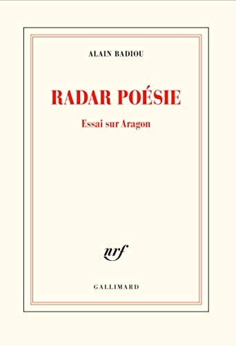 RADAR POESIE, de Alain Badiou | portada del libro