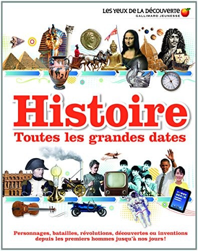 HISTOIRE TOUTES LES GRANDES DATES, de Peter Chrisp | portada del libro