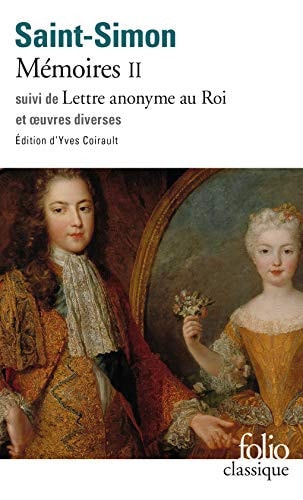 MEMOIRES CHOIX T2, de Saint-Simon | portada del libro