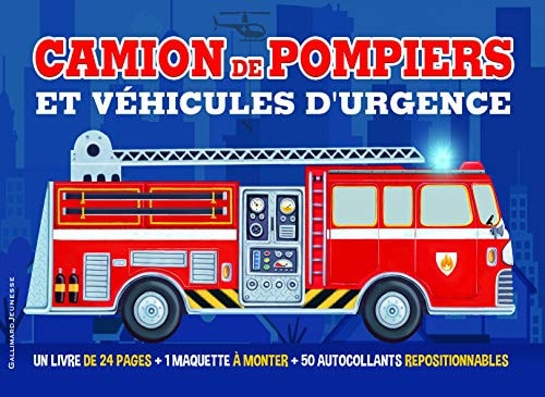 CAMION DE POMPIERS ET VEHICULES D'URGENCE, de Christopher Oxlade (auteur).) | portada del libro