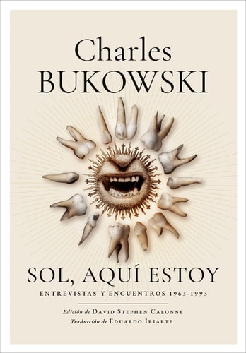 SOL, AQUI ESTOY, de BUKOWSKI | portada del libro