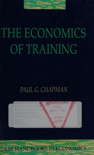 ECONOMICS TRANINING, de CHAPMAN | portada del libro