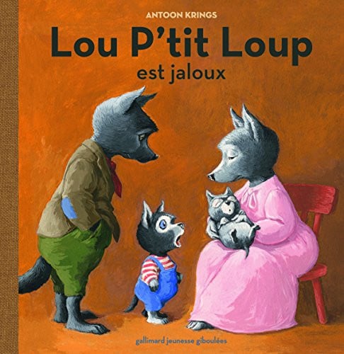 LOU P'TIT LOUP EST JALOUX, de KRINGS | portada del libro