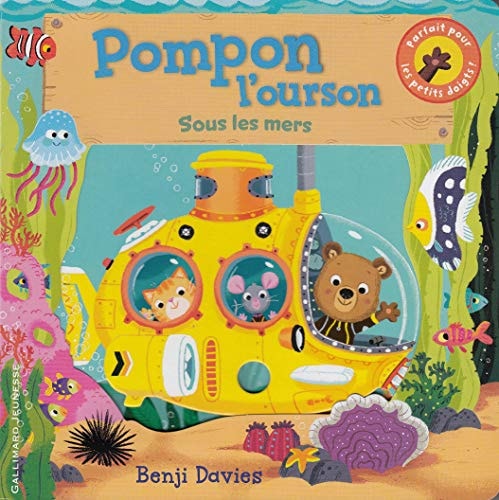 POMPON L'OURSON SOUS LES MERS, de Benji Davies | portada del libro