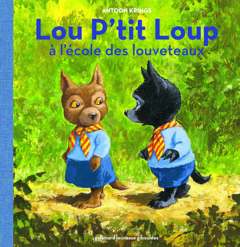 LOU P'TIT LOUP A L'ECOLE DES LOUVETEAUX, de KRINGS | portada del libro