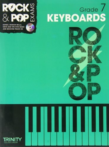 ROCK & POP EXAMS KEYBOARDS GRADE 7 CD, de Trinity College London | portada del libro