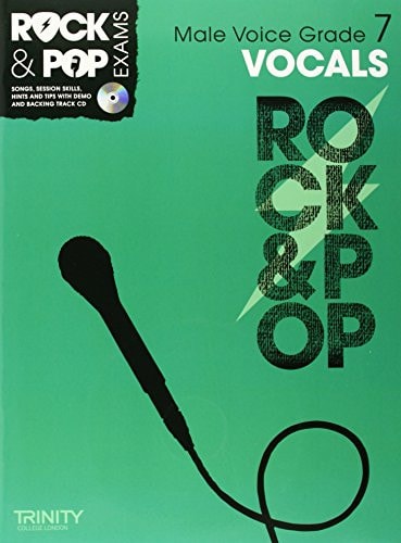 ROCK & POP EXAMS VOCALS GRADE 7 LOW, de Trinity College London | portada del libro
