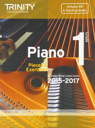 PIANO GRADE 1 BOOK +CD 2015-2017, de Trinity College London (approximately 1980- ) | portada del libro