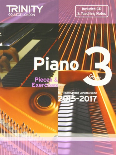 PIANO GRADE 3 BOOK +CD 2015-2017, de Trinity College London (approximately 1980- ) | portada del libro