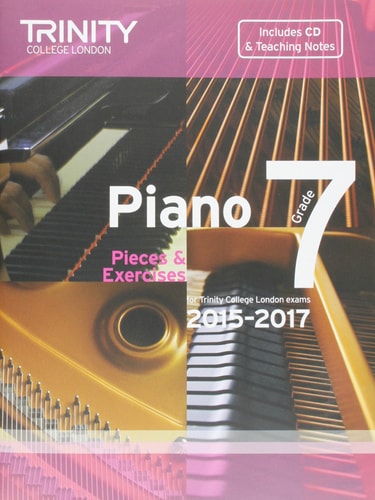 PIANO GRADE 7 BOOK +CD 2015-2017, de Trinity College Lond | portada del libro